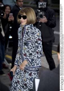 Anna Wintour - Promis bei der Paris Fashion Week, Modenschau Chanel - 26 01 2016 JBAutissier Panoramic 