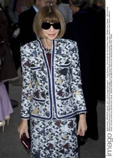 Anna Wintour - Promis bei der Paris Fashion Week, Modenschau Chanel - 26 01 2016 JBAutissier Panoramic 