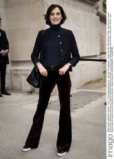 Ines de La Fressange - Promis bei der Paris Fashion Week, Modenschau Chanel - 26 01 2016 JBAutissier Panoramic 