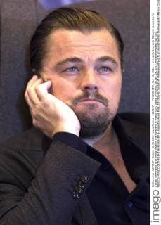 (160127) -- MEXICO CITY, Jan. 26, 2016 -- U.S. actor Leonardo DiCaprio reacts during a press conference to promote the film The Revenant in Mexico City, capital of Mexico, on Jan. 26, 2016. Alejandro Ayala) (jp) (sp) MEXICO-MEXICO CITY-FILM-THE REVENANT e AlejandroxAyala 