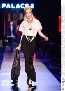 204339 Marineau Starface 2016-01-27 325 rue St MARTIN Paris France Paris Fashion week. Defilé Haute Couture Printemps été 2016 Jean Paul Gautier. Jean Paul Gaultier, Couture spring-summer 2016, Paris, France Editorial use only _sans_perso  Copyright: xMarineaux STAR_204339_019
