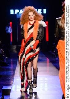 204339 Marineau Starface 2016-01-27 325 rue St MARTIN Paris France Paris Fashion week. Defilé Haute Couture Printemps été 2016 Jean Paul Gautier. Jean Paul Gaultier, Couture spring-summer 2016, Paris, France Editorial use only _sans_perso  Copyright: xMarineaux STAR_204339_075