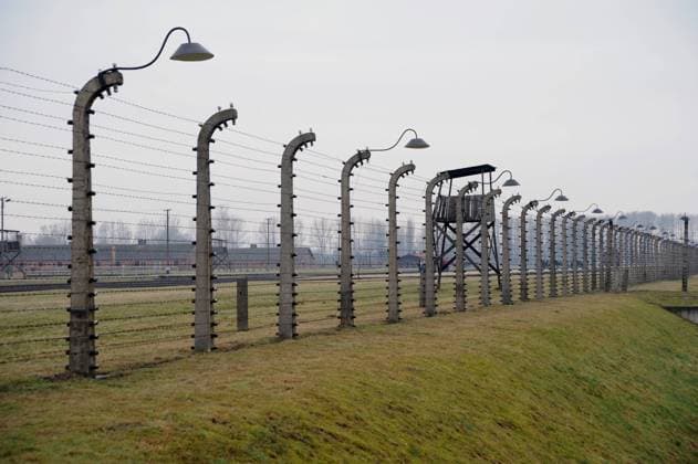Polen, Auschwitz, 27.01.2016 Das Lager Auschwitz II - Birkenau Poland, Auschwitz, 01.27.2016 The camp Auschwitz II - Birkenau Gedenkfeier zum 71.Jahrestag der Befreiung des Konzentrationslagers Auschwitz-Birkenau