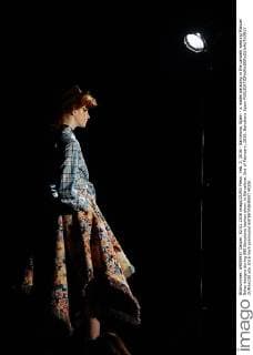 Feb. 2, 2016 - Barcelona, Spain - A model parading in the catwalk wearing Manuel Bolao designs during 080 Barcelona fashion show, in Barcelona, 2nd of February, 2016. Barcelona Spain  - ZUMAn230