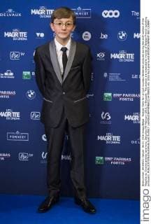 Romain Gelin for Le tout nouveau testament pictured during the sixth edition of the Magritte du Cinema awards ceremony, Saturday 06 February 2016, in Brussels. The awards are rewarded to movies of Belgian French-speaking producers.  LAURIExDIEFFEMBACQ 04789025