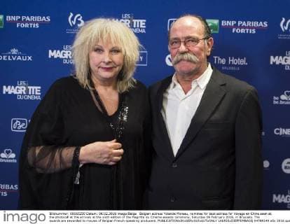Belgian actress Yolande Moreau, nominee for best actress for Voyage en Chine seen at the photocall at the arrivals at the sixth edition of the Magritte du Cinema awards ceremony, Saturday 06 February 2016, in Brussels. The awards are rewarded to movies of Belgian French-speaking producers.  LAURIExDIEFFEMBACQ 04789149