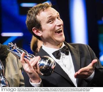 director Sacha Feiner pictured during the sixth edition of the Magritte du Cinema awards ceremony, Saturday 06 February 2016, in Brussels. The awards are rewarded to movies of Belgian French-speaking producers.  LAURIExDIEFFEMBACQ 04789282