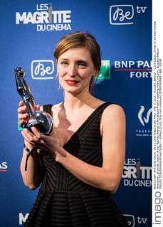 Feb. 6, 2016 - Brussels, Belgium - Lucie Debay, winner of the Best Female Newcomer, at the 6th edition of the Magritte Awards of the Belgian French speaking movie industry. Brussels Belgium - ZUMAp133