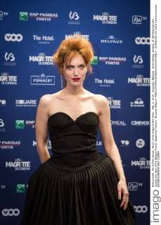 Feb. 6, 2016 - Brussels, Belgium - Erika Sainte, actress, at the Magritte who awards the best of the Belgian French Speaking Industry. Brussels Belgium - ZUMAp133