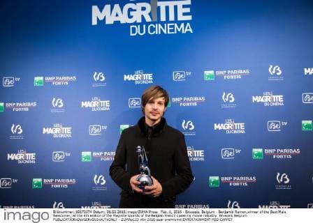 Feb. 6, 2016 - Brussels, Belgium - Benjamin Ramon,winner of the Best Male Newcomer, at the 6th edition of the Magritte Awards of the Belgian French speaking movie industry. Brussels Belgium - ZUMAp133