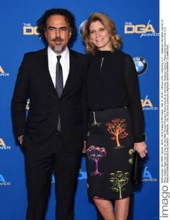 Feb. 6, 2016 - Century City, California, U.S. - Alejandro Gonzalez Inarritu & Maria Eladia Hagerman arrives for the 68th Annual Directors Guild Awards at the Hyatt. Regency Century Plaza Hotel Century City U.S. - ZUMAo05_