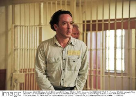 RELEASE DATE: November 23, 2012 MOVIE TITLE: The Paperboy STUDIO: Lionsgate Films DIRECTOR: Lee Daniels PLOT: A reporter returns to his Florida hometown to investigate a case involving a death row inmate PICTURED: JOHN CUSACK as Hillary Van Wetter - ZUMArx90