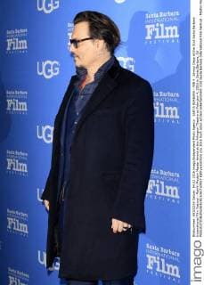 SANTA BARBARA - FEB 4: Johnny Depp at the 31st Santa Barbara International Film Festival - Maitlin Modern Master Award at the Arlington Theatre on February 4, 2016 in Santa Barbara, CA  KathyxHutchins