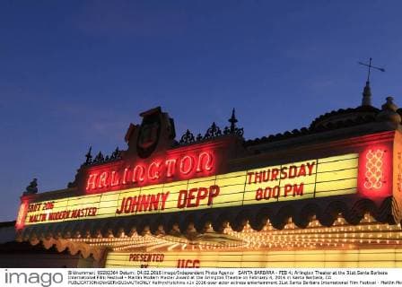 SANTA BARBARA - FEB 4: Arlington Theater at the 31st Santa Barbara International Film Festival - Maitlin Modern Master Award at the Arlington Theatre on February 4, 2016 in Santa Barbara, CA  KathyxHutchins