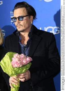 SANTA BARBARA - FEB 4: Johnny Depp at the 31st Santa Barbara International Film Festival - Maitlin Modern Master Award at the Arlington Theatre on February 4, 2016 in Santa Barbara, CA  KathyxHutchins