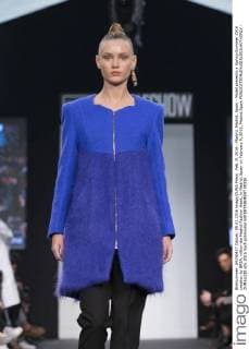 Feb. 9, 2016 - Madrid, Madrid, Spain - Model presents a Spring-Summer 2016 creation by BREA, within the Madrid Fashion Week, in Madrid, Spain on February 9, 2016. Madrid Spain  - ZUMAn230