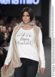 Madrid Fashion Week - Elena Miro Modenschau A model presents Elena Miro new collection during Madrid Fashion Show MFS in Madrid, Spain. February 10, 2016.  (20160210065)