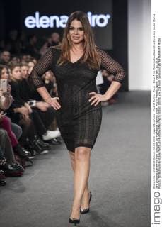 Madrid Fashion Week - Elena Miro Modenschau Spanish actress and model Marisa Jara presents Elena Miro new collection during Madrid Fashion Show MFS in Madrid, Spain. February 10, 2016.  (20160210078)