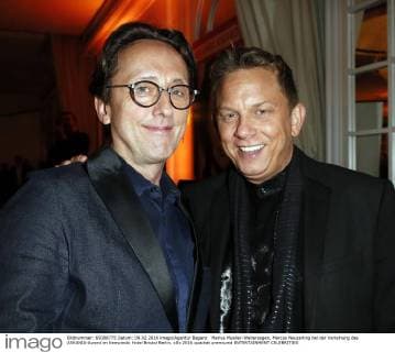 Marius Mueller-Weitersagen, Marcus Neuzerling bei der Verleihung des ASKANIA-Award im Kempinski Hotel Bristol Berlin.