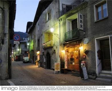Via Roma, Bormio, Sondrio, Lombardei, Italien Bormio Italien