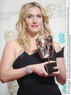 British actress Kate Winslet attends the winner s room at the EE British Academy Film Awards at the Royal Opera House in London on February 14, 2016.  LON20160214122 RUNExHELLESTAD