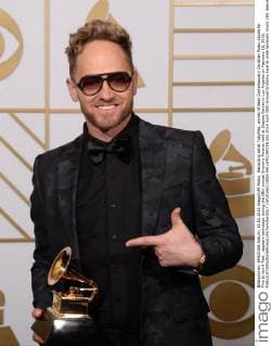 Recording artist TobyMac, winner of Best Contemporary Christian Music Album for This Is Not A Test , appears backstage during the 58th annual Grammy Awards held at Staples Center in Los Angeles on February 15, 2016.  LAP20160215855 PHILxMCCARTEN