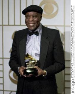 Feb. 15, 2016 - Los Angeles, California, U.S - Musician Buddy Guy, winner of Best Blues Album for Born to Play Guitar, poses in the press room of The 58th GRAMMY Awards at Staples Center on Monday February 15, 2016 in Los Angeles, California. Los Angeles U.S. - ZUMAp124