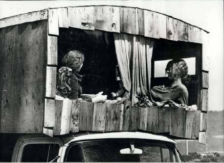 1974 - Hippy Hippies California s New Breed Of Gipsy: The urge to drop-out has brought a new breed of gipsy to the byways of California. More people than ever before are taking to the roads. Hippies, art lovers, rebels against the system. They live in caravans and converted make shift trucks. Seen here is a glimpse of life into the home life of San Francisco non-conformists who prefer life on the move. - ZUMAk09_