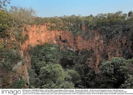 Buraco das Araras - South America largest sinkhole. Mato Grosso do Sul, Brazil, August 2010.  1458692 AngeloxGandolfi