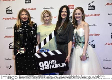 Ursula Karven, Anika Decker, Bettina Zimmermann und Inez Bjerg David beim 99Fire-Films-Award 2016 im Rahmen der Berlinale 2016 66. Internationale Filmfestspiele Berlin im Admiralspalast. Berlin, 18.02.2016 Foto:xFredericx xFuturexImage