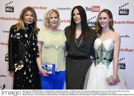 Ursula Karven, Anika Decker, Bettina Zimmermann and Inez Bjorrg David attending the 99Fire Films Award 2016 at the 66th Berlin International Film Festival Berlinale 2016 at Admiralspalast on February 18, 2016 in Berlin, Germany. Foto:xFredericx xFuturexImage