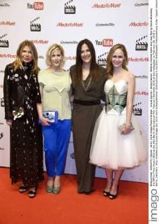 Ursula Karven, Anika Decker, Bettina Zimmermann and Inez Bjorrg David attending the 99Fire Films Award 2016 at the 66th Berlin International Film Festival Berlinale 2016 at Admiralspalast on February 18, 2016 in Berlin, Germany. Foto:xFredericx xFuturexImage