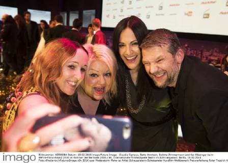 Claudia Campus, Betty Amrhein, Bettina Zimmermann und Kai Wiesinger beim 99Fire-Films-Award 2016 im Rahmen der Berlinale 2016 66. Internationale Filmfestspiele Berlin im Admiralspalast. Berlin, 18.02.2016 Foto:xFredericx xFuturexImage