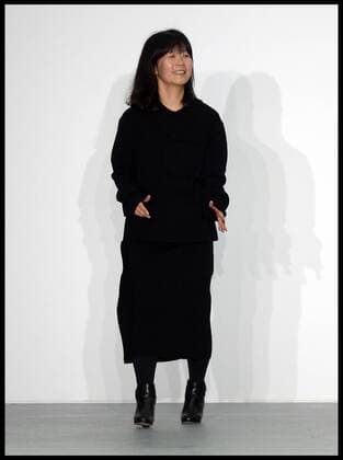 London Fashion Week - J. JS Lee Modenschau . 19 02 2016. London, United Kingdom. London Fashion Week Autumn Winter 2016. J. JS Lee at the end of her collection at the opening show of London Fashion Week.  xAndrewxParsonsx xi-Imagesx IIM-12001-0032