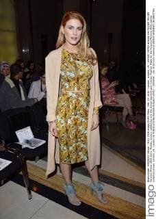 Feb. 19, 2016 - London, London, UK - ASHLEY JAMES attends the FELDER FELDER Autumn Winter 2016 show. Models, buyers, celebrities and the stylish descend upon London Fashion Week for the Autumn Winters 2016 clothes collection shows. London, UK. London UK  - ZUMAl94_