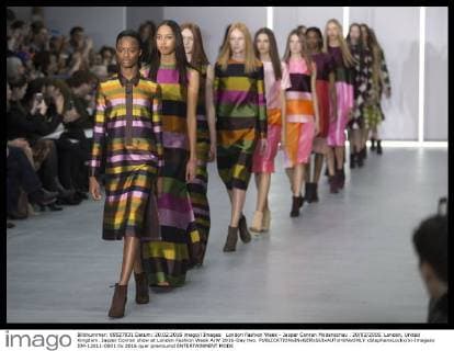 London Fashion Week - Jasper Conran Modenschau . 20 02 2016. London, United Kingdom. Jasper Conran show at London Fashion Week A W 2016-Day two.  xStephenxLockx xi-Imagesx IIM-12011-0001