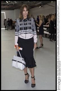 . 20 02 2016. London, United Kingdom. Amber Le Bon at the Jasper Conran show at London Fashion Week A W 2016-Day two.  xStephenxLockx xi-Imagesx IIM-12011-0023