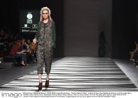 Madrid Fashion Week - Ailanto Modenschau Desfile de Ailanto en la Mercedes Benz Fashion Week Madrid 2016. 588 Diego Puerta Cordon Press Ailanto s fashion show framed into the Mercedes Benz Fashion Week Madrid 2016. Cordon Press  DiegoxPuerta
