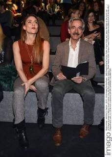 588 DiegoxPuerta Cordon Press Imanol Arias and Irene Meritxel at the front row of Amaya Arzuaga s fashion show framed into the Mercedes Benz Fashion Week Madrid 2016. Cordon Press  DiegoxPuerta
