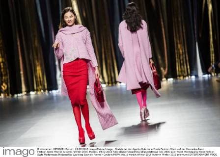 Models bei der Agatha Ruiz de la Prada Fashion Show auf der Mercedes-Benz Fashion Week Madrid Autumn Winter 2016. Madrid, 19.02.2016 Foto:xDyDxFotografosx xFuturexImage