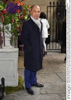 Feb. 20, 2016 - London, London, UK - JIMMY CHOO arrives at the JULIEN MACDONALD Autumn Winter 2016 show. Models, buyers, celebrities and the stylish descend upon London Fashion Week for the Autumn Winters 2016 clothes collection shows. London, UK. London United Kingdom  - ZUMAl94_