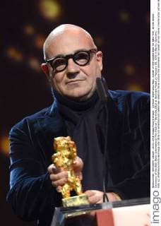 Director Gianfranco Rosi, winner of the Golden Bear for Best Film, at the Award Ceremony of the 66th Berlin International Film Festival Berlinale 2016 at Berlinale Palast on February 20, 2016 in Berlin, Germany. Foto:xC.xNiehausx xFuturexImage