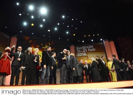 Award Winners and the International Jury at the Award Ceremony of the 66th Berlin International Film Festival Berlinale 2016 at Berlinale Palast on February 20, 2016 in Berlin, Germany. Foto:xC.xNiehausx xFuturexImage
