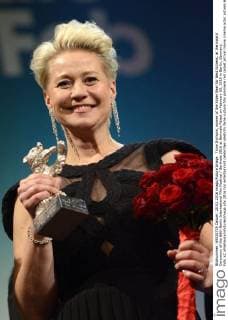 Trine Dyrholm, winner of the Silver Bear for Best Actress, at the Award Ceremony of the 66th Berlin International Film Festival Berlinale 2016 at Berlinale Palast on February 20, 2016 in Berlin, Germany. Foto:xC.xNiehausx xFuturexImage