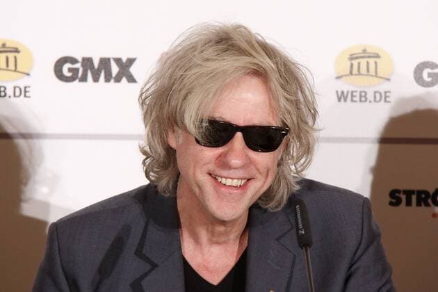 Sir Bob Geldorf attend Cinema for Peace 2011 press conference as part of the 61th Berlin Film Festival in Hotel The Regent Berlin on February 14, 2011 in Berlin, Germany. Pressekonferenz Cinema for Peace
