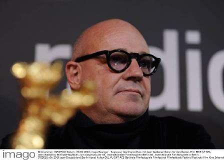 Regisseur Gianfranco Rosi mit dem Goldenen Bären für den Besten Film FIRE AT SEA beim RadioEins Berlinale-Nighttalk zum Abschluss der 66. Internationalen Filmfestspiele Berlin 66. Internationale Filmfestspiele in Berlin IFB2016