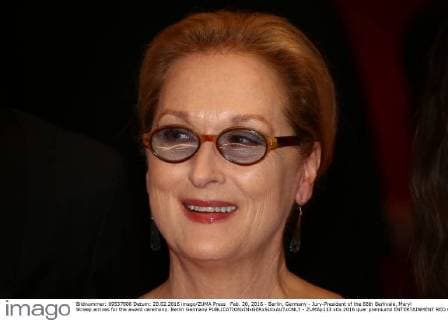 Feb. 20, 2016 - Berlin, Germany - Jury-President of the 66th Berlinale, Meryl Streep arrives for the award ceremony. Berlin Germany - ZUMAp133