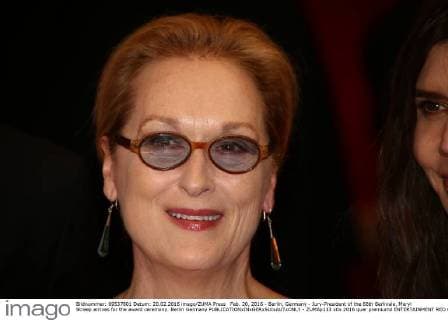 Feb. 20, 2016 - Berlin, Germany - Jury-President of the 66th Berlinale, Meryl Streep arrives for the award ceremony. Berlin Germany - ZUMAp133