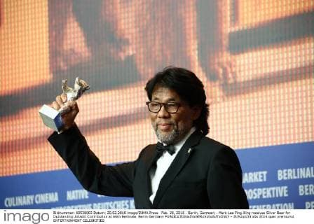 Feb. 20, 2016 - Berlin, Germany - Mark Lee Ping-Bing receives Silver Bear for Outstanding Artistic Contribution at 66th Berlinale. Berlin Germany - ZUMAp133