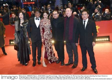 Mark Lee Ping-Bing, Xin Zhi Lei,Yang Chao and cast attending the Award Ceremony of the 66th Berlin International Film Festival Berlinale 2016 at Berlinale Palast on February 20, 2016 in Berlin, Germany. Foto:xC.xNiehausx xFuturexImage